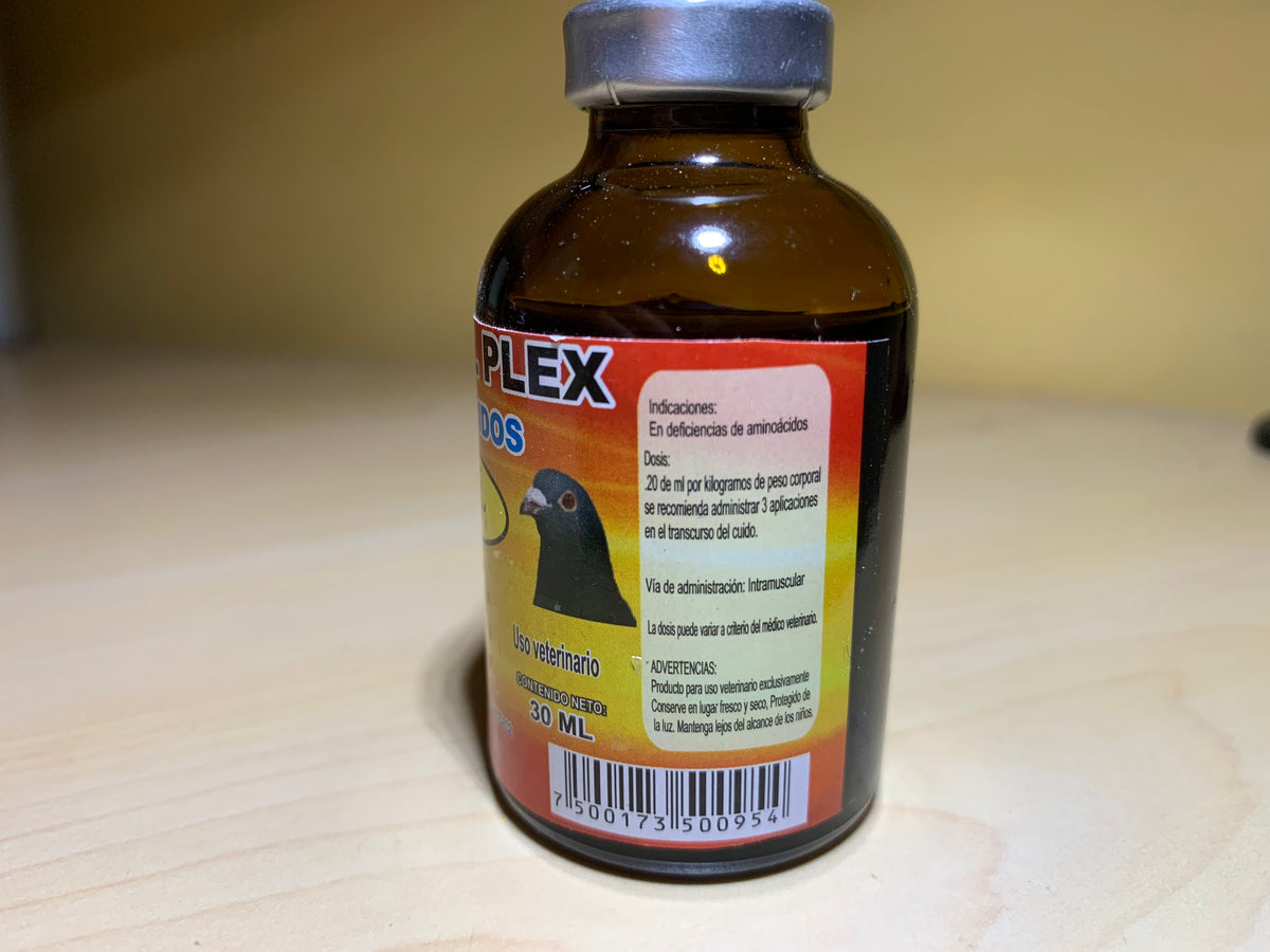 Amin Uvl Plex Amino Acids 10ML Vitamins J.E.J Gamefowl Supplies