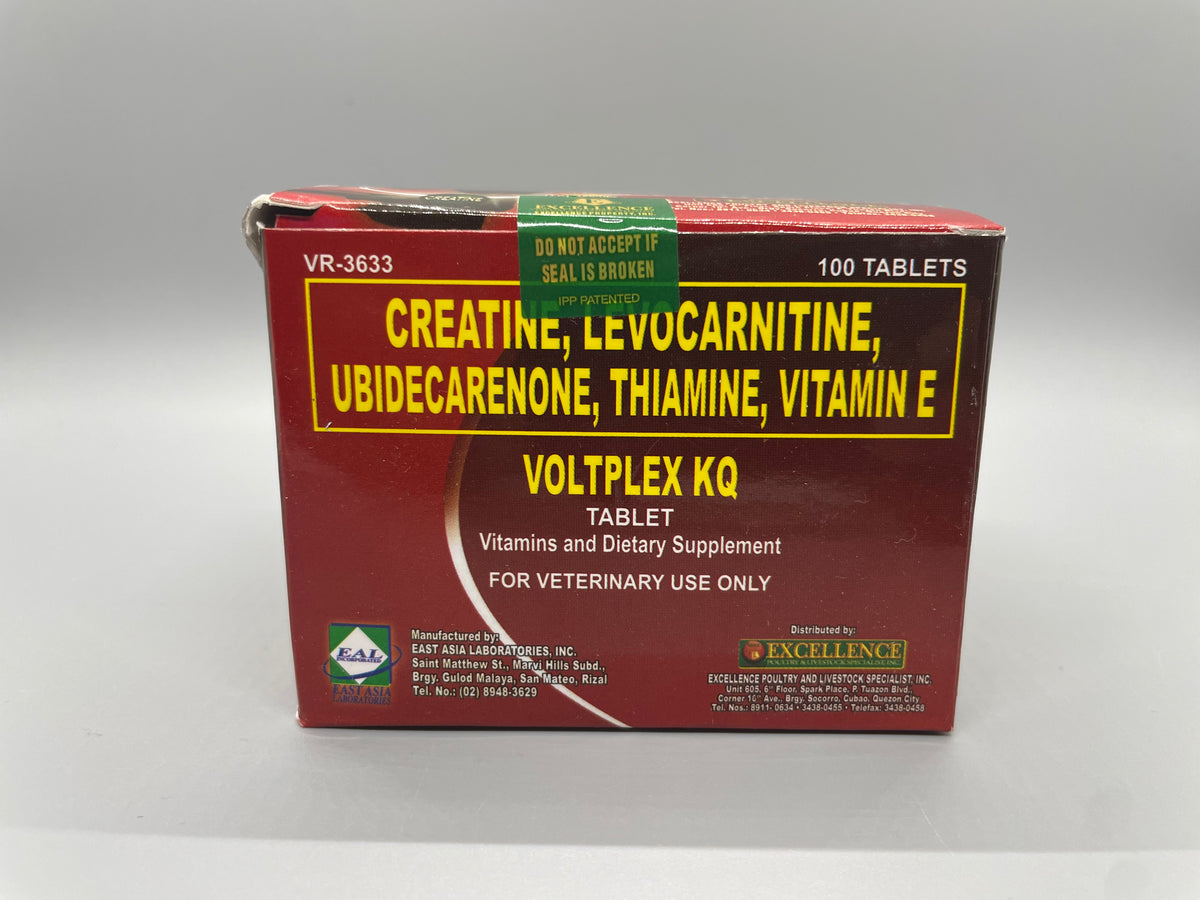 Voltplex KQ (100 Tablets) Conditioning – J.E.J Gamefowl Supplies