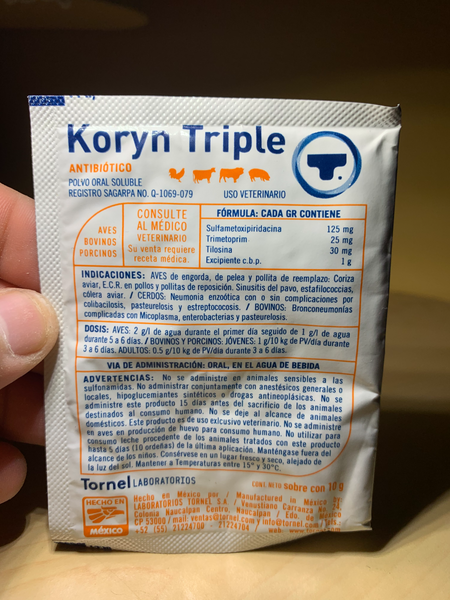 Koryn Triple 10 Gr Antibiotic
