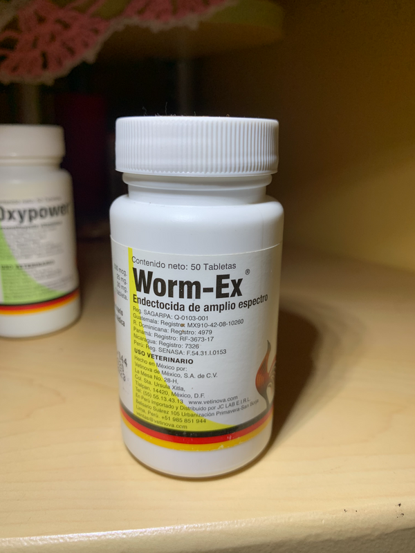 Worm-Ex 50 Tabs Dewormer – J.E.J Gamefowl Supplies