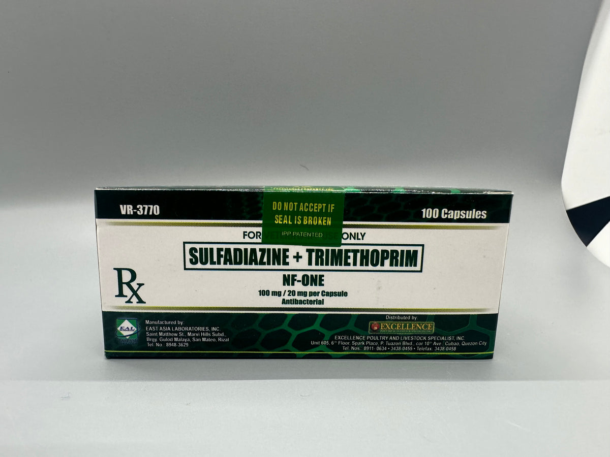 NF-One Capsule (100 Count) Antibiotic – J.E.J Gamefowl Supplies