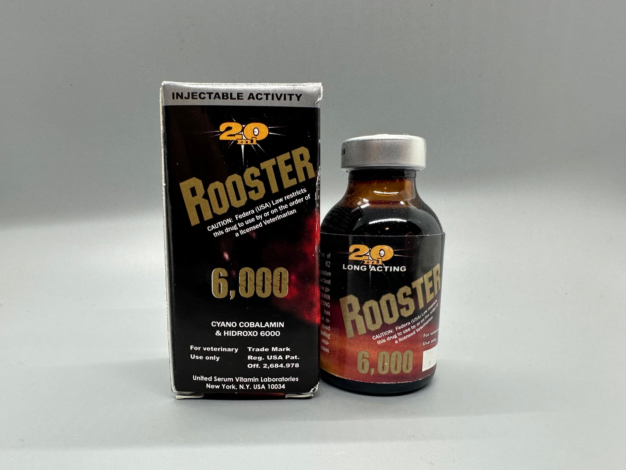 Rooster 6000 20ML Injectable B12 J.E.J Gamefowl Supplies