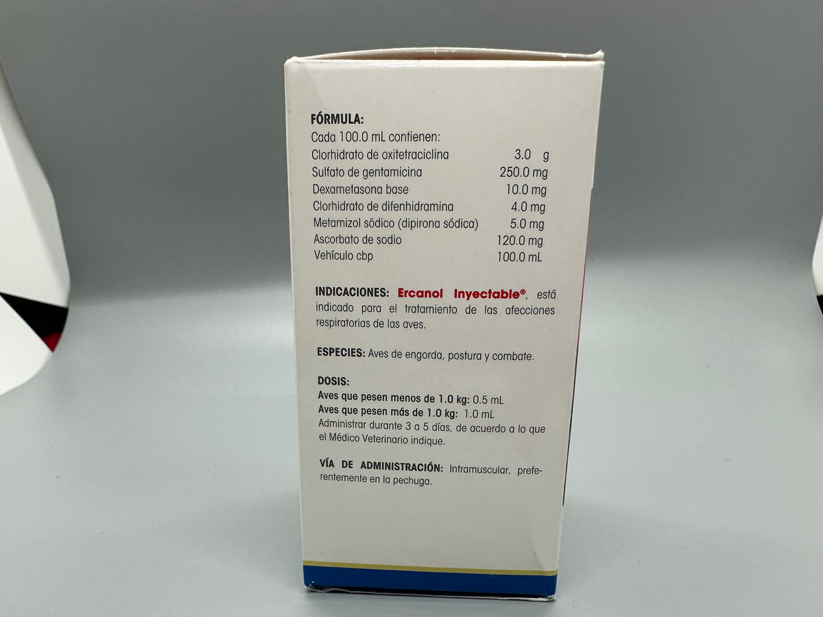 Ercanol Injectable VEDILAB 100ml – J.E.J Gamefowl Supplies